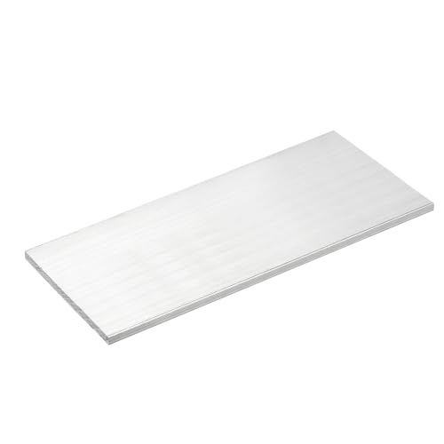 Image of uxcell Square Aluminum Flat Bar, 1 /4 inch Thick 3.9 inch Width 10 inch Length Square Aluminum Bar 6061 Aluminum Flat Plate, 6 x 100 x 254mm T6511 Solid New Mill Stock for Industrial Building