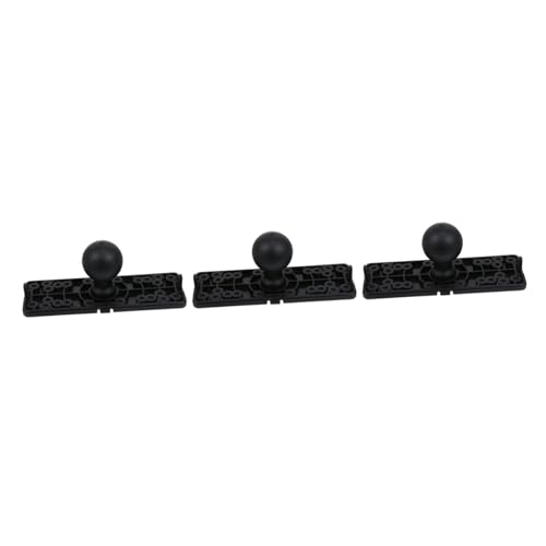 Support de détecteur de poisson pour canoë avec base à balle en nylon noir