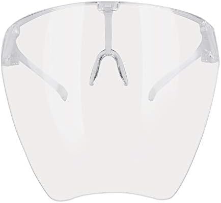 Reusable Full Face Shield Mask with Anti Fog Clear Visor, UV Protection Splash Resistant Protective Face Glasses for Men & Women, Lightweight Safety Cover for Outdoor Cycling & Daily Use-picture-18