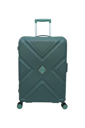 Image of American Tourister TSA Lock & 8 Wheels Hard PC Spinner Check-in Luggage /Lightweight Suitcase for Travel /Trolley Bag for Travel /Travel Bag with Double Spinner Wheels (Olive, 55)