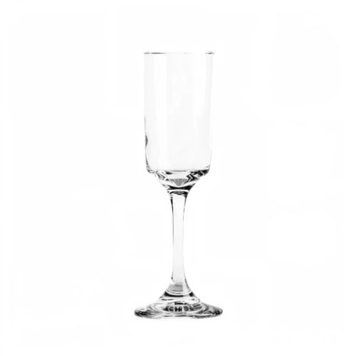 La Mejor Selección de Copas de champán Top 10. 49 Copa Rio Champaña de Vidrio 200 ml 6 Piezas Transparente Estilo Bebidas Cocina Copa Resistente Bar Restaurante Ideal para Champagne