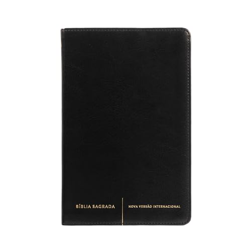 Bíblia Sagrada Slim NVI, Luxo, Capa Preta