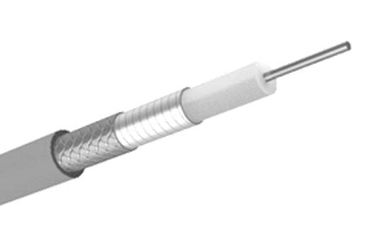 Cable coaxial, 2,65 mm, 50 OHM, 1 M, cable coaxial, cable coaxial, antena de TV, paquete de 25