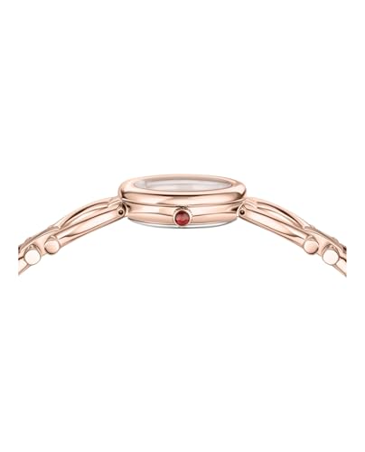 Ferragamo Double Gancini Collection Luxury Womens Watch Timepieces with a Rosegold Bracelet and Case Featuring a White Dial2