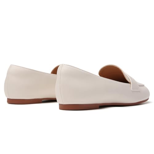 Image of Tilocow Women's Loafers Penny Loafers for Women Comfortable Round Toe Flats Fashion Work Dressy Shoes