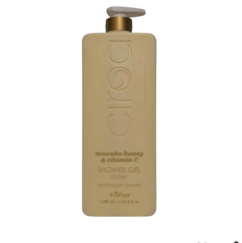 manuka honey & vitamin C SHOWER GEL GLOW 1000mL boosted with Manuka Honey and Vitamin C to brighten and restore skin.