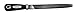 Century Drill and Tool 72451 Mill Bastard File with Handle, 6-Inch