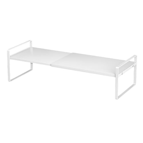 Estantería de almacenamiento de cocina genérica – Estante ajustable para microondas y fregadero, versátil | Optimiza el espacio de la encimera, perfecto para utensilios, platos, recipientes y