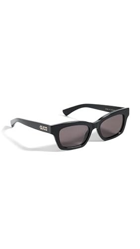 Gucci Women's GG1790S Sunglasses, Black-Black-Grey, One Size