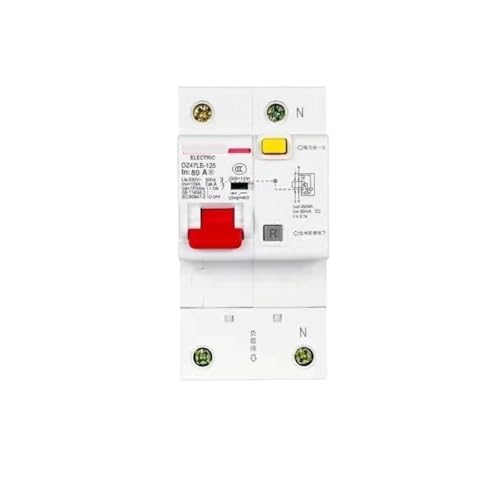 Disjoncteur différentiel 1P+N DZ47LE interrupteur à air pour tableau électrique 20A à 63A