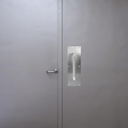 Poignée de porte coulissante en inox 304 argenté haute finition