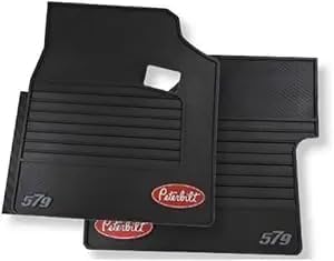 Peterbilt OEM Floor Mat Set for 579 Models Black