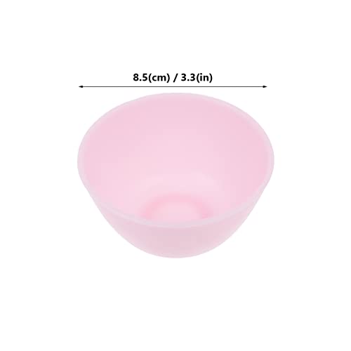 Set de 20 tazones para mezclar mascarillas de silicona EXCEART miniatura 4