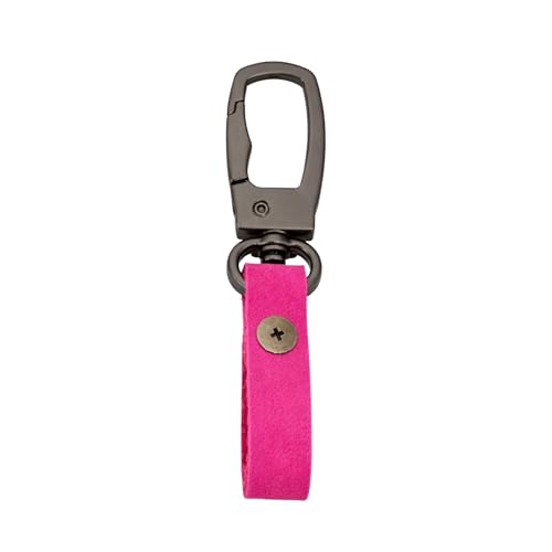 Image of THE MEN THING - Stylish Multicolor Stainless Steel Keychain for Men & Boys (FORGECLIP PINK)