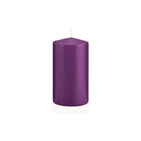 INNA-Glas MAEVA Violet Pillar Candle Cover