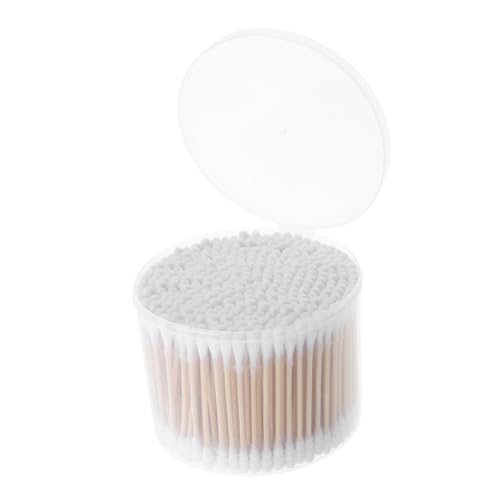 Anneome 500pcs Gentle Cotton Swabs for Baby Ear Cleaning Double-Ended Tips Safe for Beauty Applications
