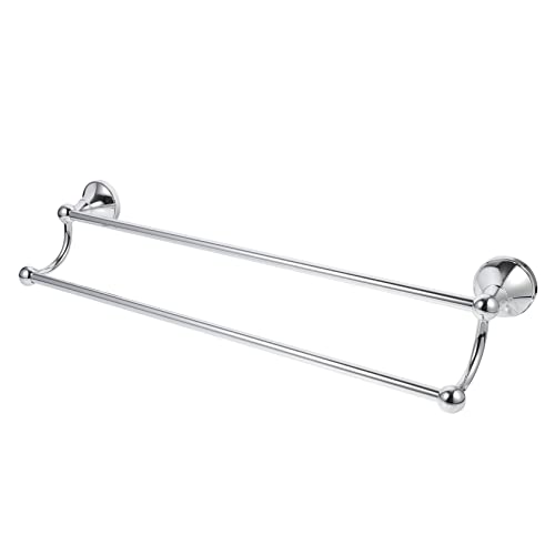 Rack double bar mural pour salle bains en laiton FBSHAD durable