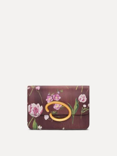 Oscar De La Renta Mixed Botanical Printed O Pochette, OS — view 4