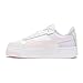 PUMA Womens Carina Street Perforated Platform Sneakers Shoes Casual - White - Size 5.5 M