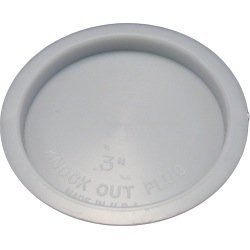 3'' Plastic Knockout Test Plug