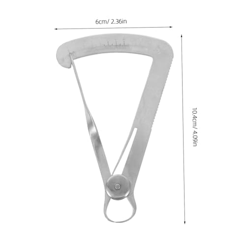 Calibrador interior de calibre mecánico GLEAVI de acero inoxidable, juego de 2 piezas para joyería con calibrador triangular para medición interna y de espesor miniatura 2