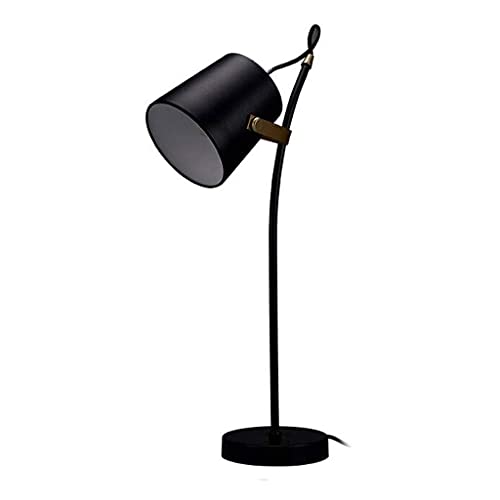 Lampe réglable E27 fer noir avec protection oculaire pour lit - 2