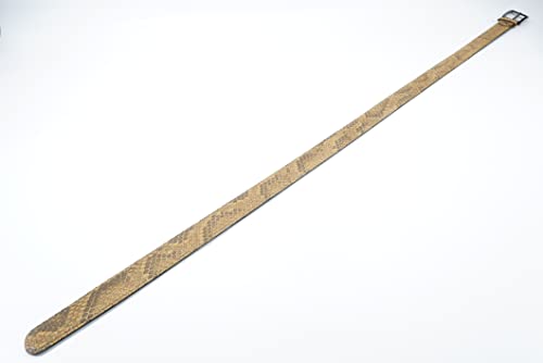 Pelgio Genuine Python Snake Skin Casual Men's Belt 46" Long