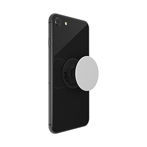 Image of PopSockets PopTop Phone Grip, Top Only (Base Sold Separately), White - White on Black