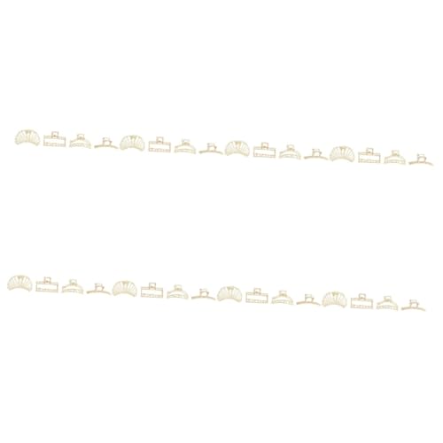 Fixation cheveux longs et courts lot de 32 pinces à cheveux doré anti-glisse