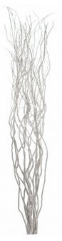 Homestreet Manojo de ramas retorcidas de sauce trenzado para floreros de pie y arreglos de 120 cm de altura en marrón, negro, plata, oro o natural (plata)