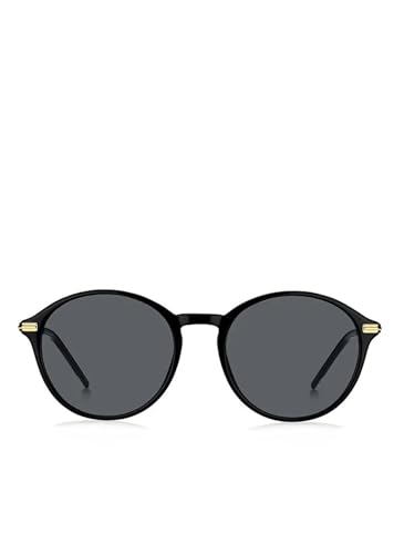 Hugo Boss Damen Hugo Boss BOSS 1662/S 2M2/IR Sonnenbrillen Acetat Schwarz Grau Rund
