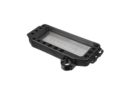 TOPEAK Herren Tune Up Station Tool Tray Werkzeugablage, Schwarz, One Size