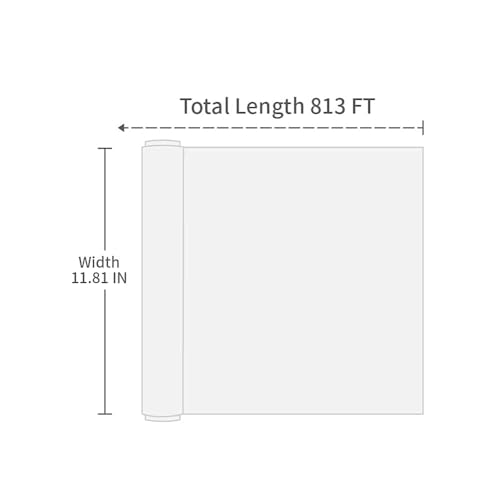 Plastic Food Wrap- 800 SQ. FT. BPA-Free, Includes Optional Slide Cutter, Extra Cling And No Mess, Clear