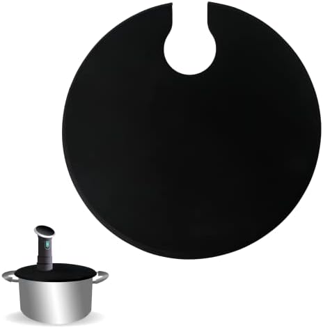 (1-Pack) TonGass Sous Vide Precision Cooker Silicone Lids – Fits Up to 10.5” Stock Pots – Compatible with Anova Culinary Sous Vide Precision Cookers – Prevent Water Evaporation and Retain Flavor (1-Pack) TonGass Sous Vide Precision Cooker Silicone Lids – Fits Up to 10.5” Stock Pots – Compatible with Anova Culinary Sous Vide Precision Cookers – Prevent Water Evaporation and Retain Flavor