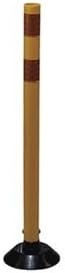 Delineator Post, Yellow, HDPE, 36 in