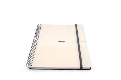 Confetti - Caderno Universitário Basic 1x1 80 Folhas Pautado Capa Incolor