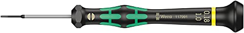Image of Wera 05117991001 Kraftform Micro 2035 Slotted Electronics Precision Screwdriver, 1mm Head, 40mm Blade Length