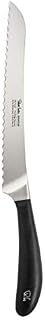 Robert Welch Signature Bread Knife, 22 cm - Crafted from German 1.4116 Stainless Steel. Scalloped Blade Ideal for Slicing Through Crusty Loaves, French Sticks and Cakes.