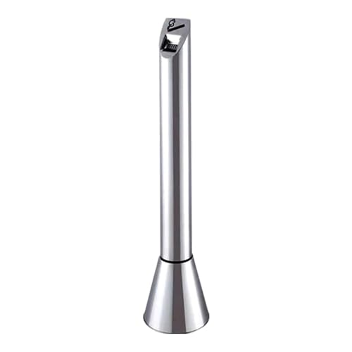DUddTTW Cenicero Cenicero Vertical de 110 cm de Altura Cenicero Comercial con Cerradura Cenicero para Exteriores Cenicero con Soporte Libre de Humo Papelera Interior práctico