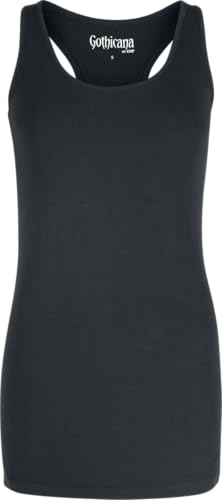 T-Shirt Gothic Di Gothicana By Emp - Mystical Woods - S A Xxl - Donna - Nero - 4