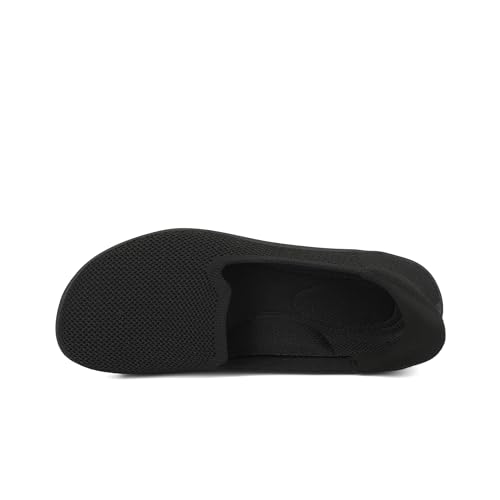Image of KBZone Women's Wide Toe Box Slip on Flats Shoes Comfortable Round Toe Mesh Loafers Walking Shoes
