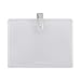 Advantus Customizable Badge Holder, Clear (97027)