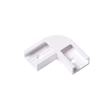 Aftertech WSPÓŁ KĄTKOWY DO PROFILÓW ALUMINIOWYCH AFTERTECH CURVA 90° ZŁĄCZENIE PLASTICZNE (dla profili 1506 - BIAŁY - M3G2)