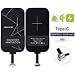 Type C Wireless Charging Receiver, Nillkin [Magic Tag]Type-C Qi Wireless Charger Receiver Chip for Google Pixel XL/LG V20/HTC 10/OnePlus 3 and other Small Size USB-C Devices - Black
