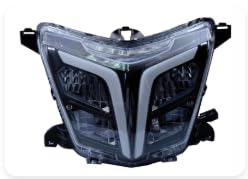 Image of Lumax Head Lamp Assembly for TVS N-TORQ | OEM Quality Replacement | LED HEAD LAMP Assembly-NTorq
