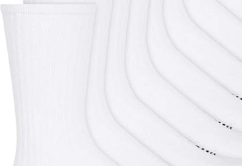 Club Room Mens 12 Pack Cushioned Crew Socks White 7-123