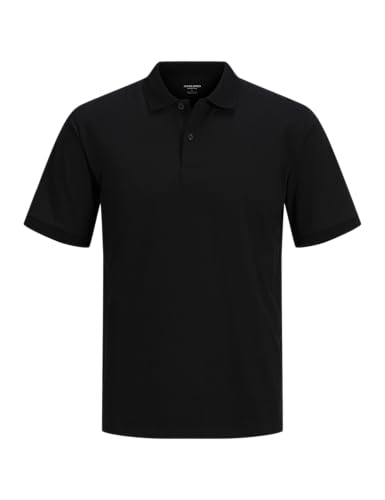 JACK & JONES Jjejaxon Polo SS Sn, Noir, S Hommes JACK & JONES Jjejaxon Polo SS Sn, Noir, S Hommes