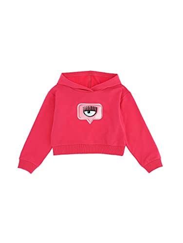 CHIARA FERRAGNI Felpa Fucsia con Logo Occhio 6 Anni