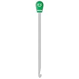 Aluminium Perlgrau Prym 195218 Häkelnadeln ALU 30 cm 4,50 mm grau Tunesische Häkelnadel, Aluminium, 4,5 mm