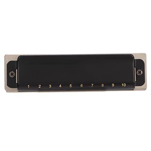 Eulbevoli Orgue à Bouche Harmonica, Prévention du vieillissement Son Plus Complet Harmonica 10 Trous Résistance à la Corrosion Étanche pour Jouer(Le Noir) - Les Beatles, Paul McCartney, John Lennon, RIngo Starr, George Harrison Eulbevoli Orgue à Bouche Harmonica, Prévention du vieillissement Son Plus Complet Harmonica 10 Trous Résistance à la Corrosion Étanche pour Jouer(Le Noir) – Image 3